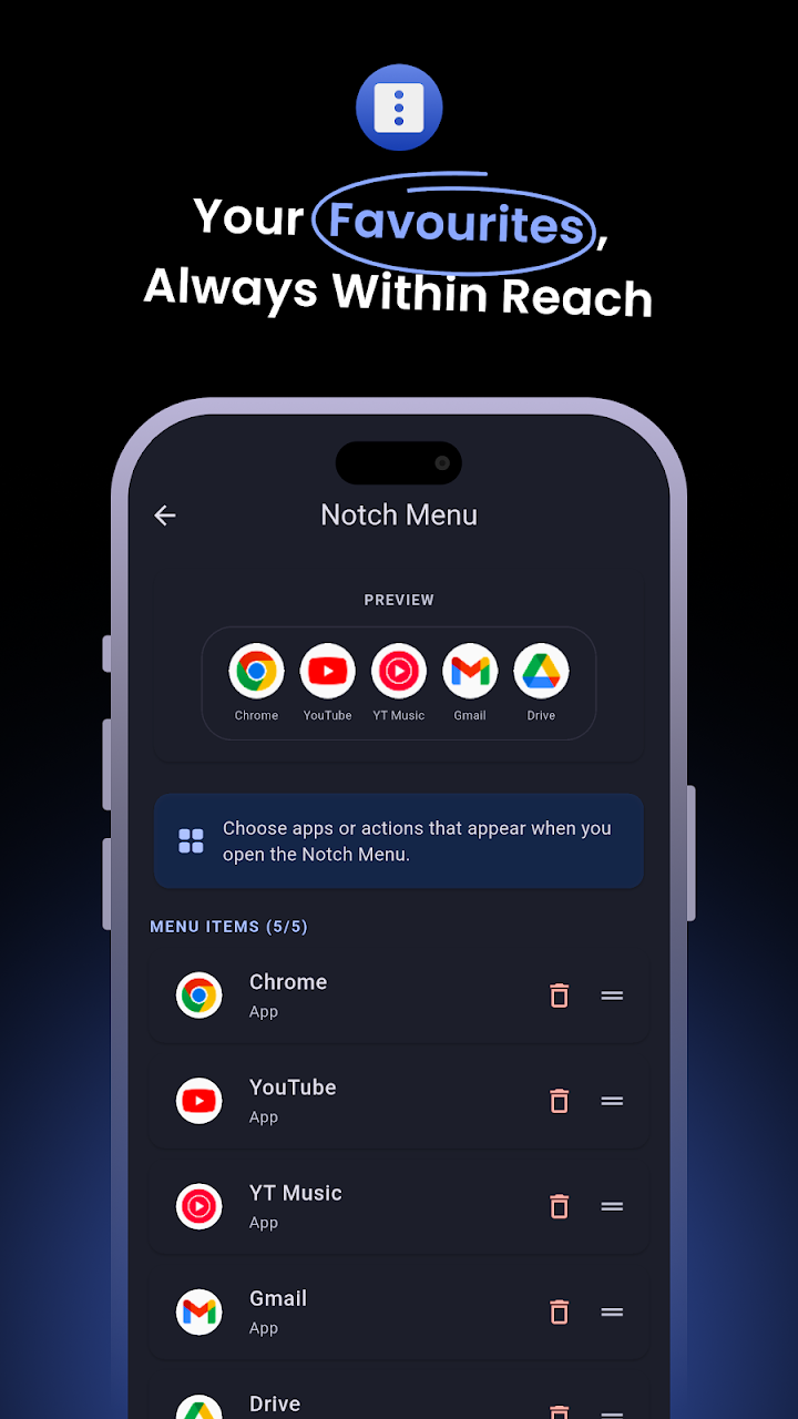 Smart Action Notch screenshot